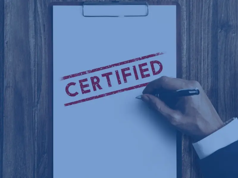 Certified Company